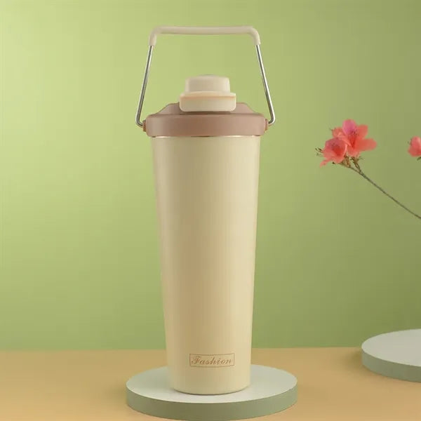 500ml Stainless Steel Coffee Mug With Handle Lid