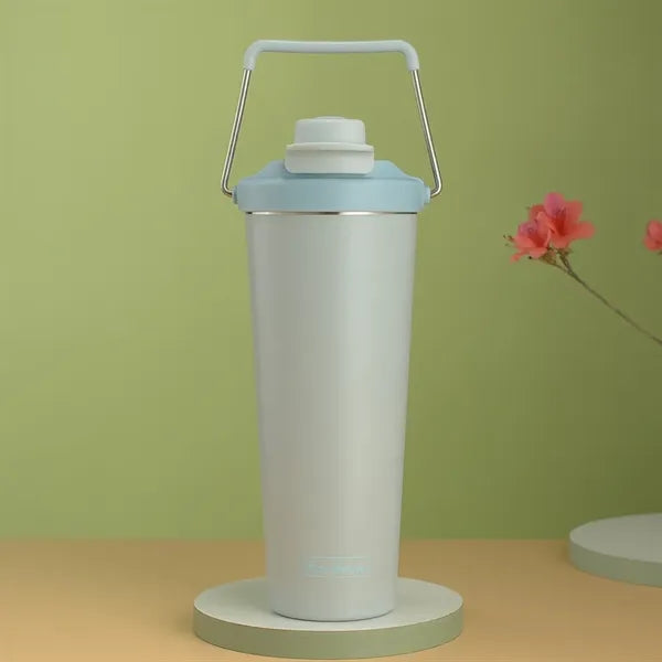 500ml Stainless Steel Coffee Mug With Handle Lid