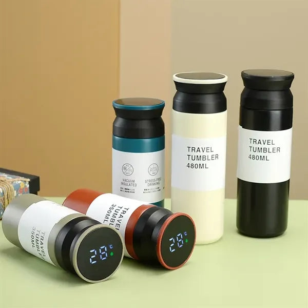 350ml Vacuum Stainless Steel Mug With Temperature Display