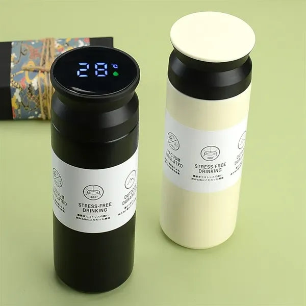 500ml Insulated Stainless Steel Mug With Temperature display