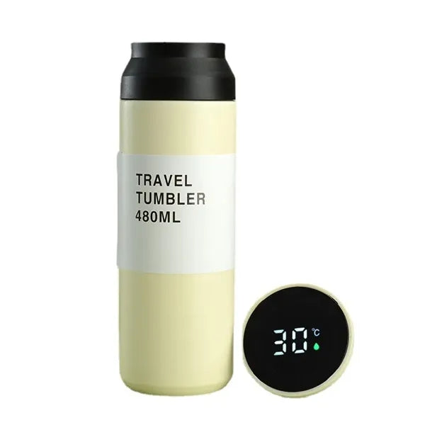 500ml Insulated Stainless Steel Mug With Temperature display