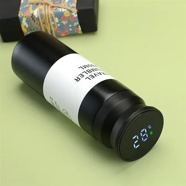 500ml Insulated Stainless Steel Mug With Temperature display