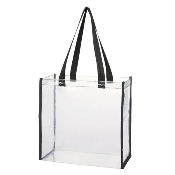 Clear PVC Stadium Tote Bag