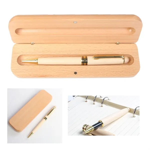 Maple Gift Box Signature Pen Set