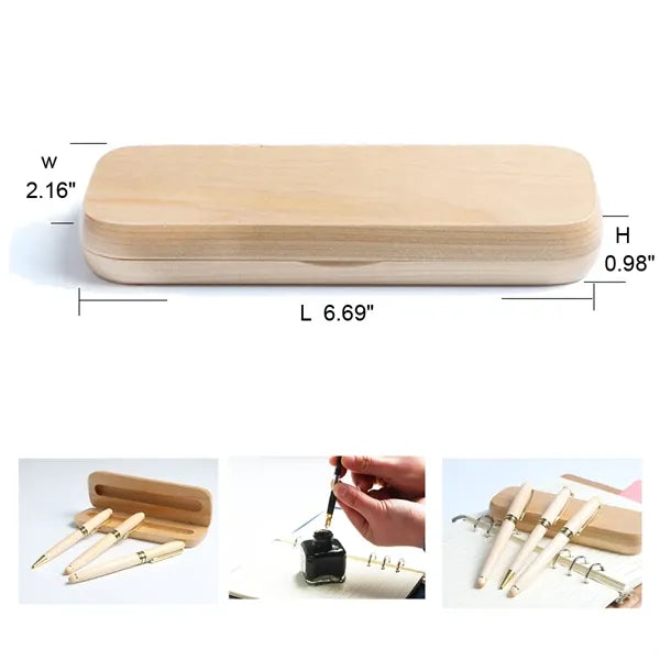 Maple Gift Box Signature Pen Set