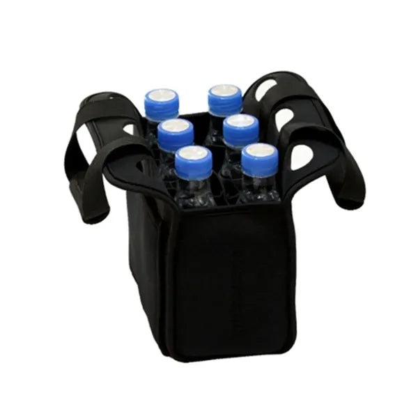 6 Bottles Pack Neoprene Beverage Tote Bag Beer Cover Sleeve