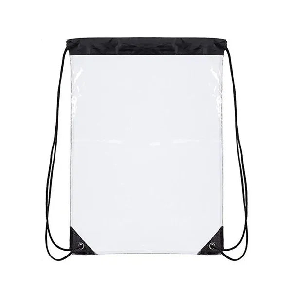 Transparent Pvc Drawstring Bag with Adjustable Straps