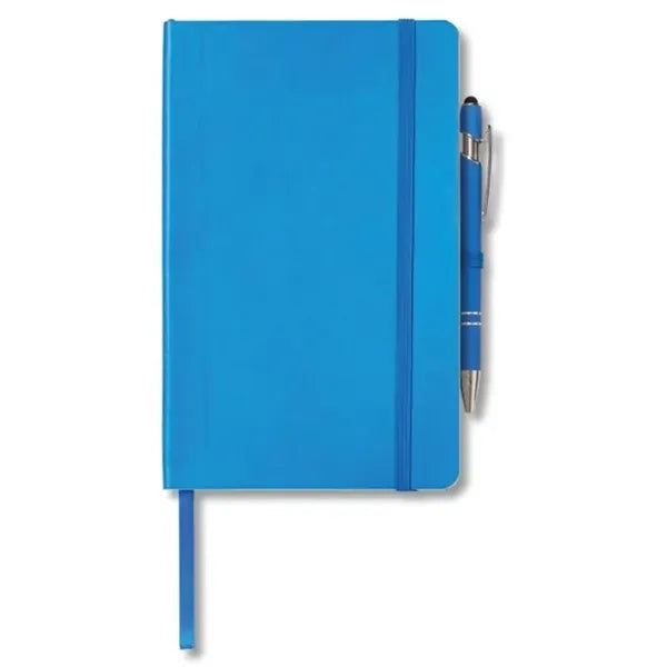 Soft Touch Journal with Pen Set-full Color