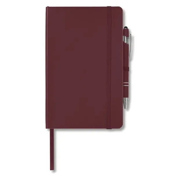 Soft Touch Journal with Pen Set-full Color