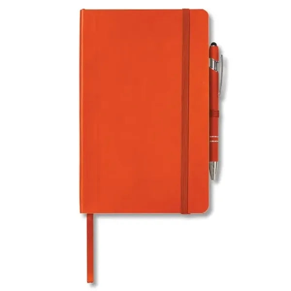 Soft Touch Journal with Pen Set-full Color