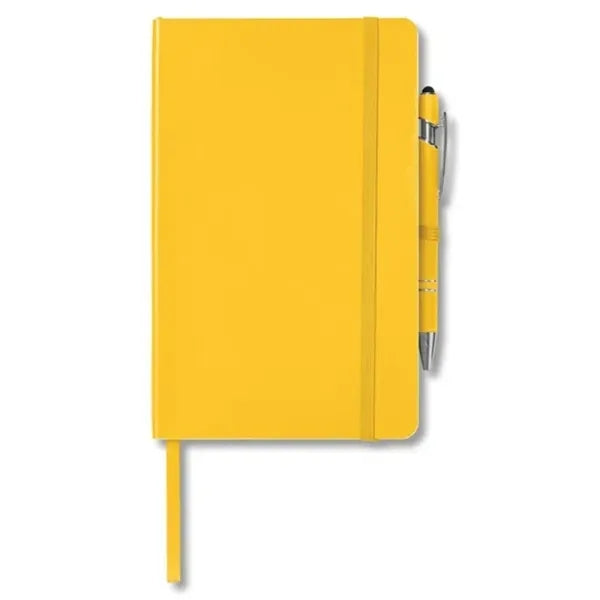 Soft Touch Journal with Pen Set-(5" X 7")full Color