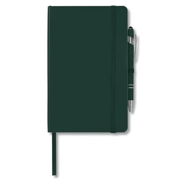 Soft Touch Journal with Pen Set-(5" X 7")full Color