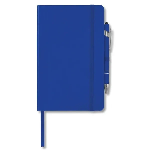 Soft Touch Journal with Pen Set-(5" X 7")full Color