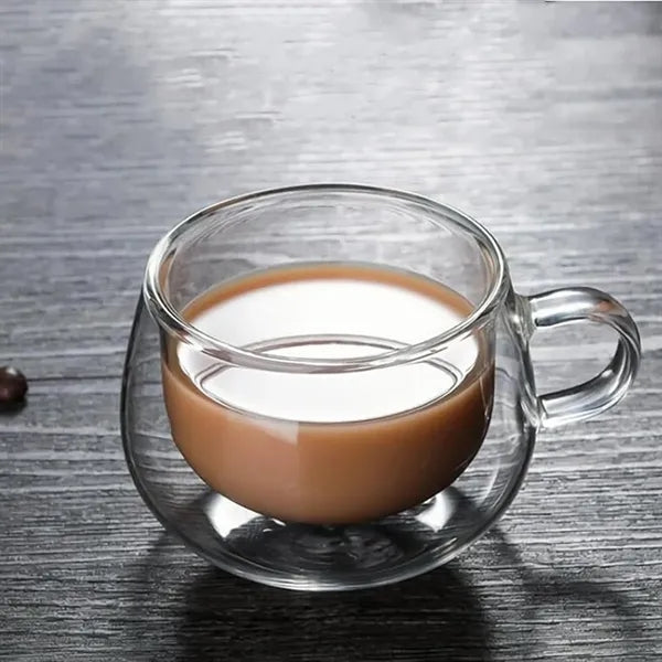 Double Walled Glass Cups For Coffee