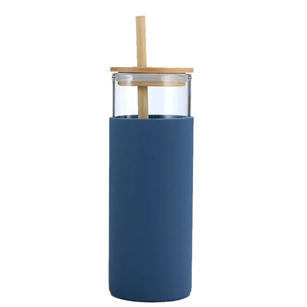 Clear Glass Water Bottle