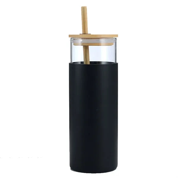 Clear Glass Water Bottle