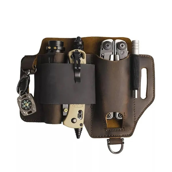 Leather Multitool Sheath Belt