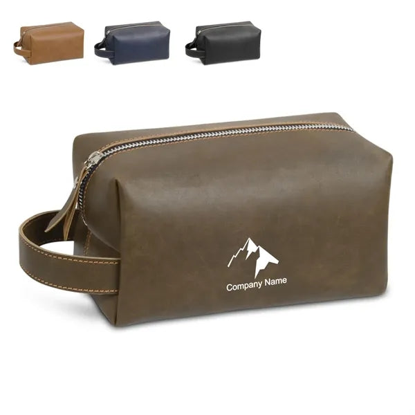 Leather Toiletry Bag