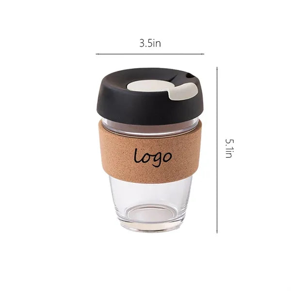 12Oz Natural Cork Band Coffee Cup