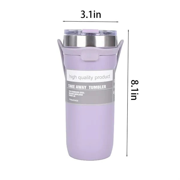 24Oz Stainless Steel Vacuum Insulated Double Wall Tumbler