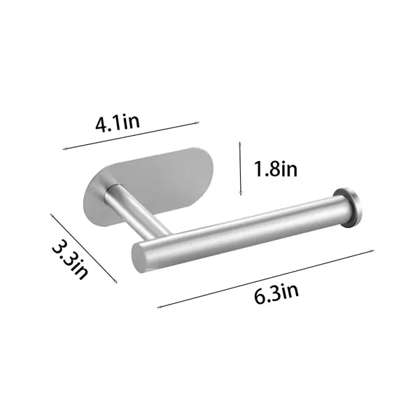 No Punching Stainless Steel Wall Mount Tissue Towel