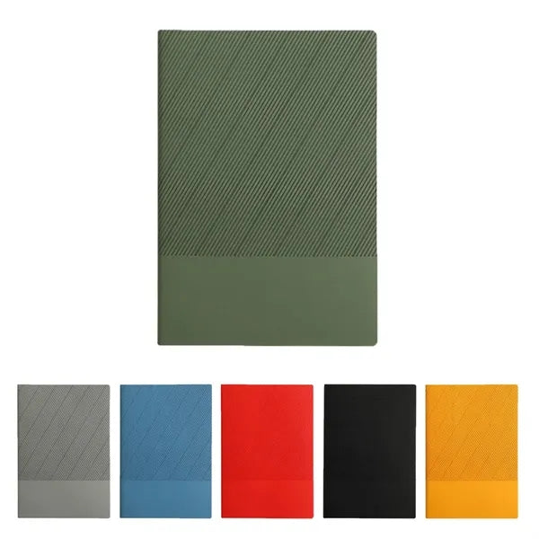 A5 Twill Pu Leather Diary Travel Notebook