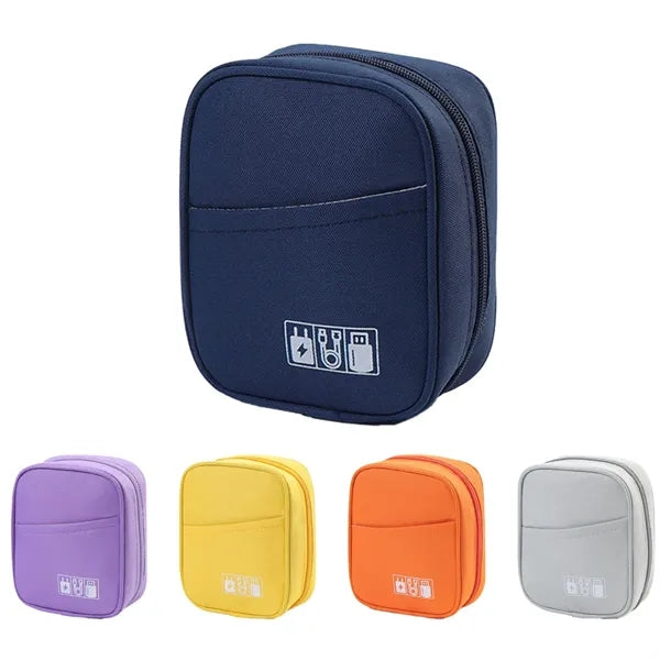 Travel Portable Data Cord Accessories Storage Bag