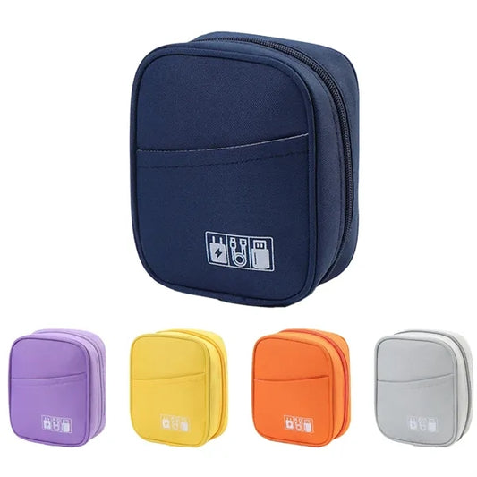 Travel Portable Data Cord Accessories Storage Bag