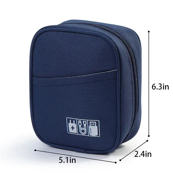 Travel Portable Data Cord Accessories Storage Bag