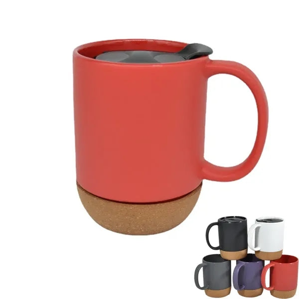 Cork Bottom Ceramic Mug