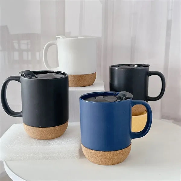 Cork Bottom Ceramic Mug