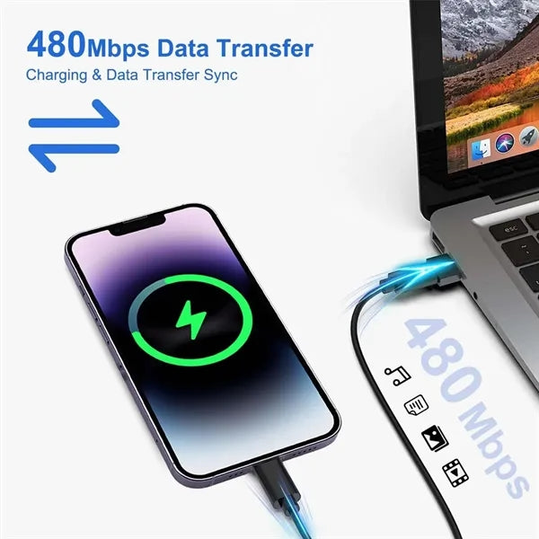Multi-Functional Fast-Charging Data Cable Organizer