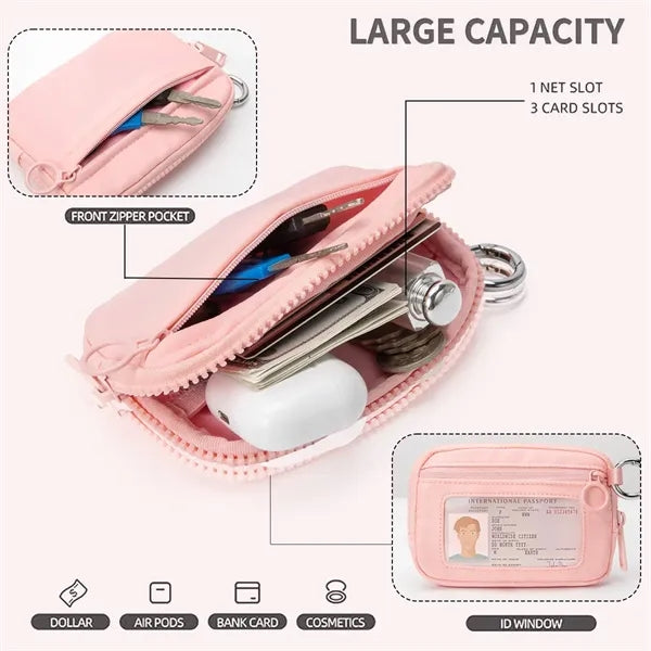 Simple Fashion Bank Card Coin Purse