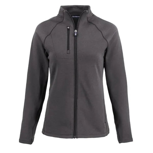Cutter & Buck Peshastin Recycled GridFleece Womens Full Z...
