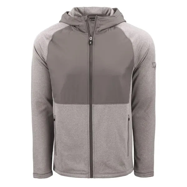 Cutter & Buck Peshastin Recycled GridFleece Mens Hybrid F...
