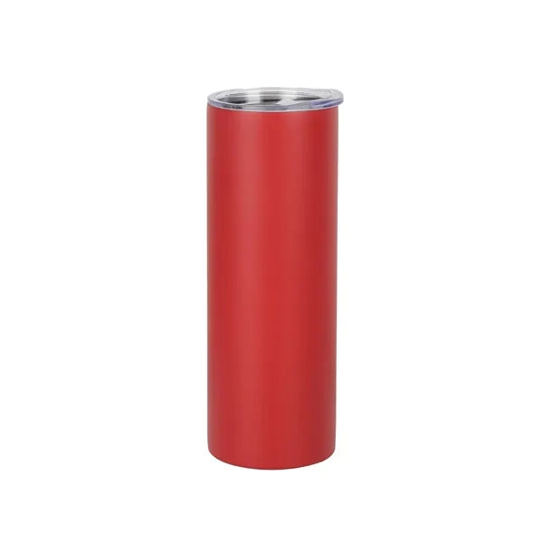 20oz Stainless Steel Straight Slim Thin Skinny Tumbler w/ S
