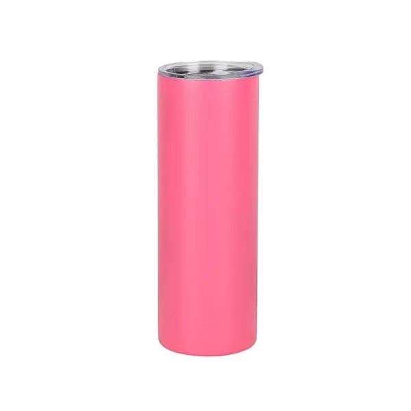 20oz Stainless Steel Straight Slim Thin Skinny Tumbler w/ S