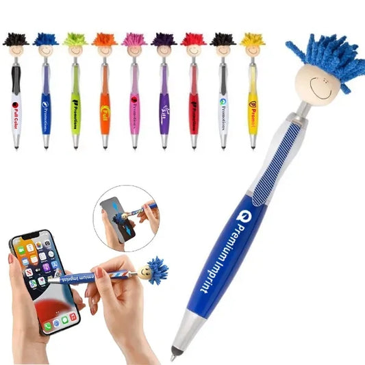Multicultural Screen Cleaner With Stylus Pen