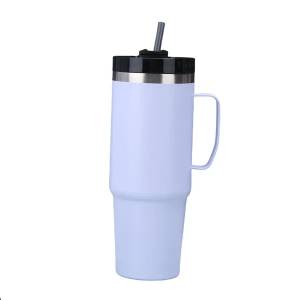 30oz Stainless Steel Handle Straw Cup