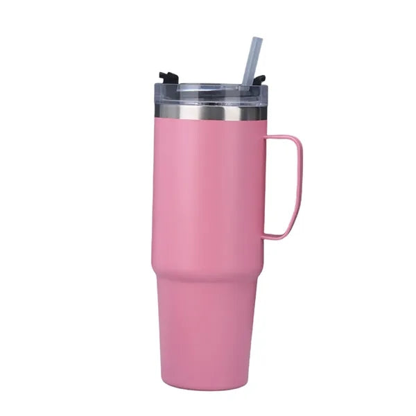 30oz Stainless Steel Handle Straw Cup