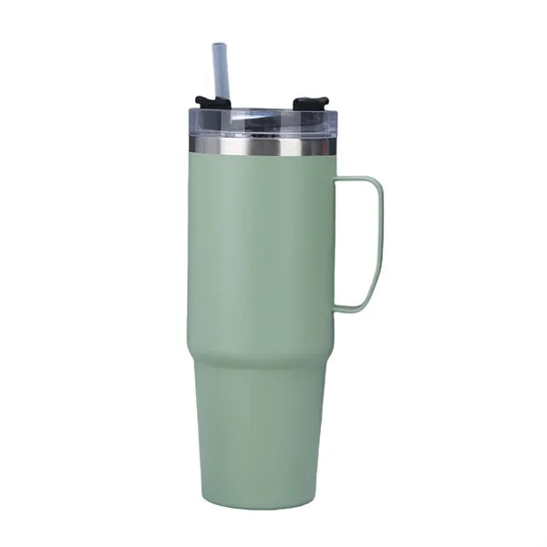 30oz Stainless Steel Handle Straw Cup