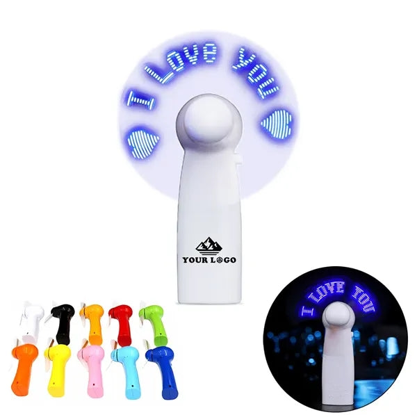 LED Message Handheld Mini Fans