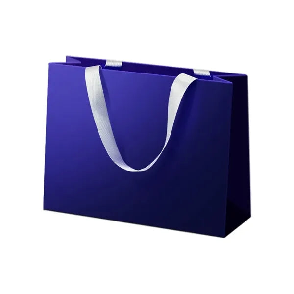 White Cardboard Bag with Handle