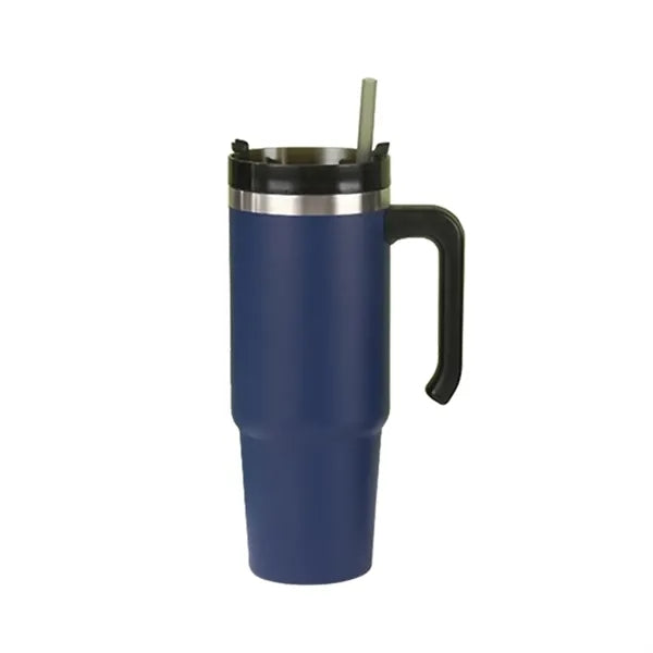 30oz Vacuum Travel Coffee Mug with Handle