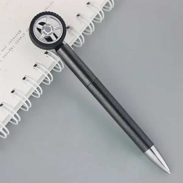 Tire Shaped Rotating Stress Relief Reducer Ballpoint Pen