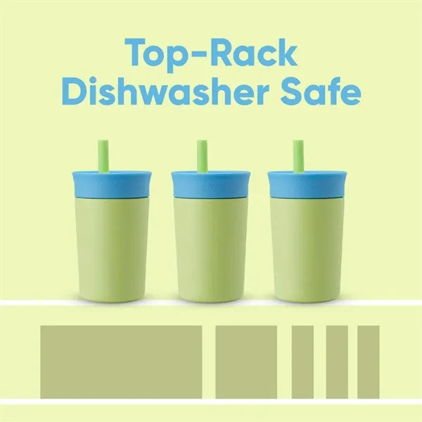 12oz Kids Stainless Steel Insulated Tumbler with Straw