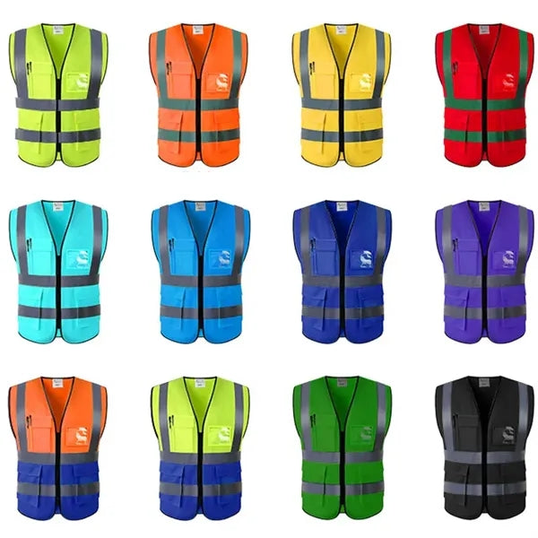 High Visibility Reflective Strips Safety Vest