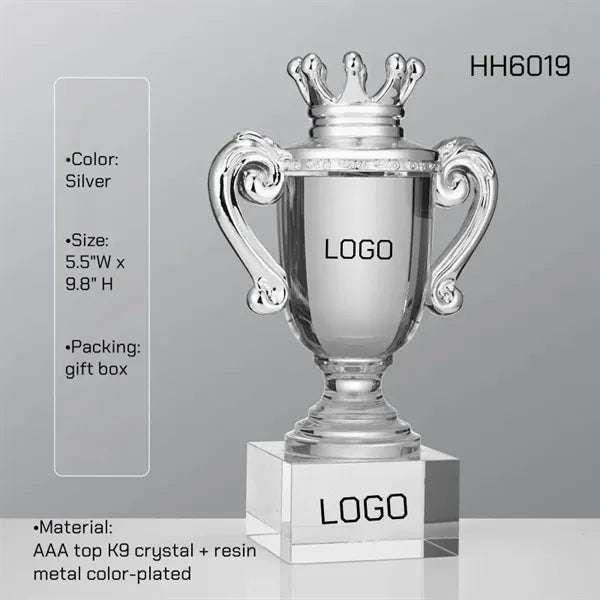 Crown Crystal Cup Trophy Award BULK