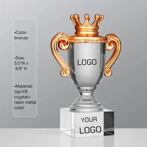 Crown Crystal Cup Trophy Award BULK