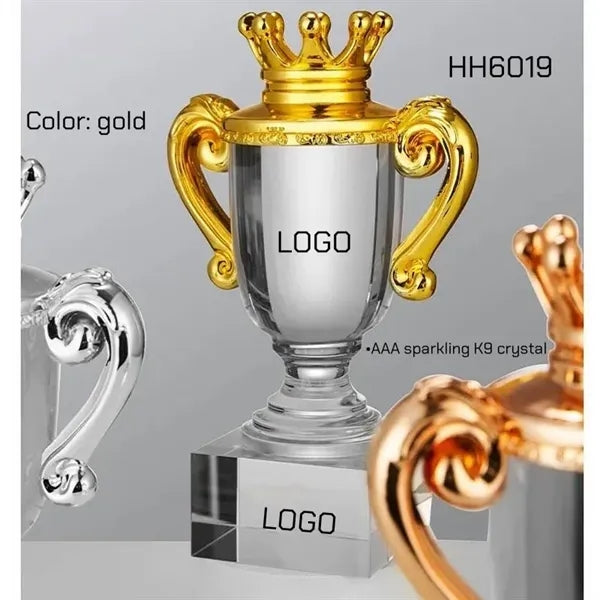 Crown Crystal Cup Trophy Award BULK
